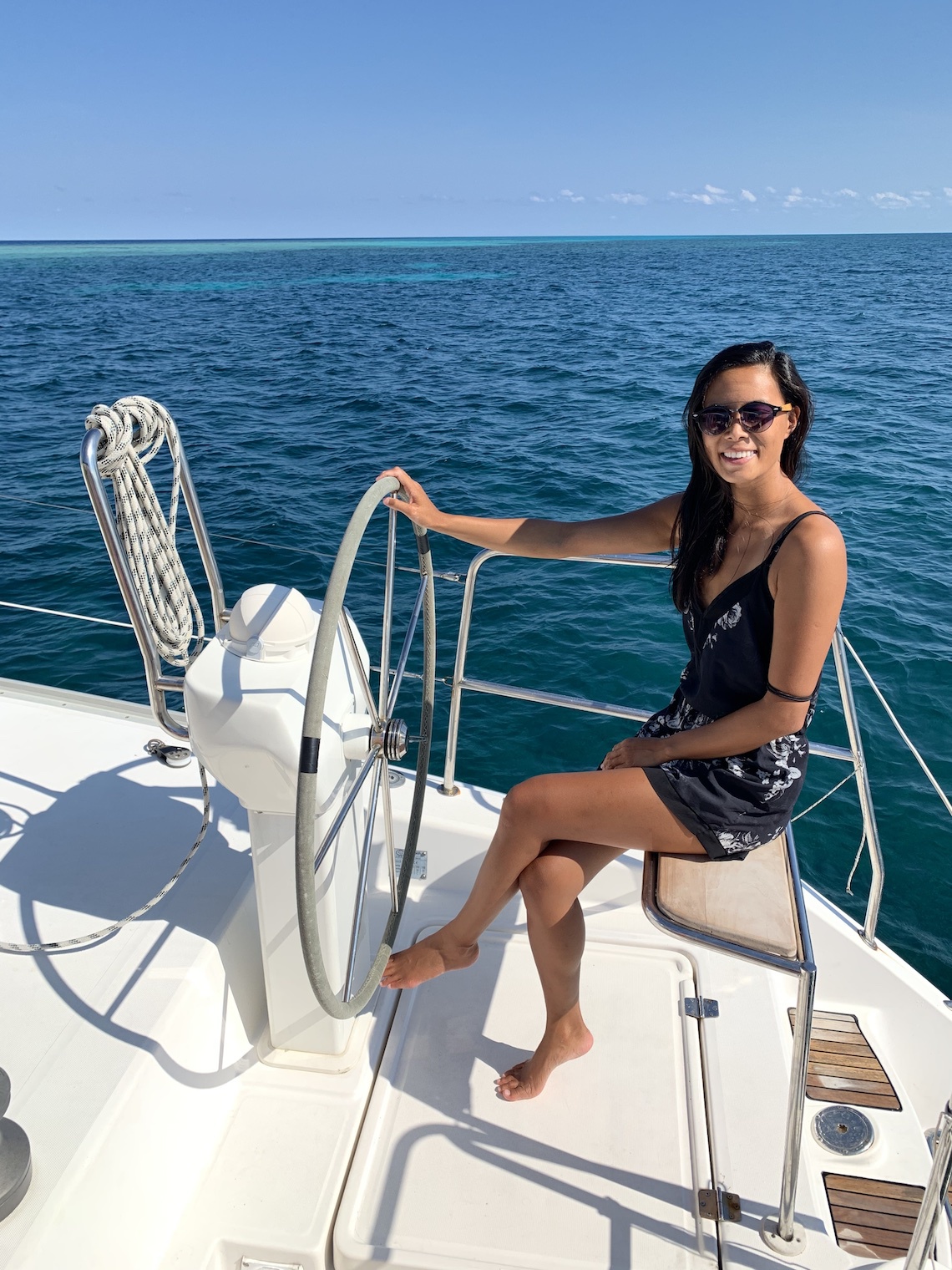 Sailing to the Blue Hole in Belize